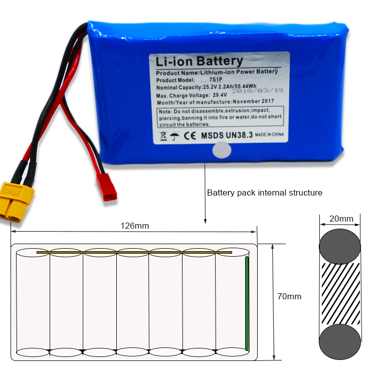 18650-7S1P-Weeder battery pack(图1)